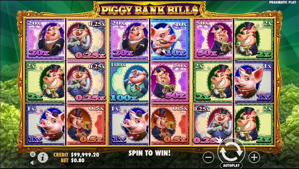Piggy Bank Bills Gameplay
